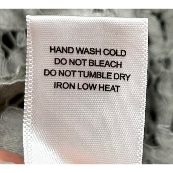 Böhme Women’s Romantic Boho Feminine Lace Fit-and-Flare Dress Sage Green Med - Picture 8 of 9